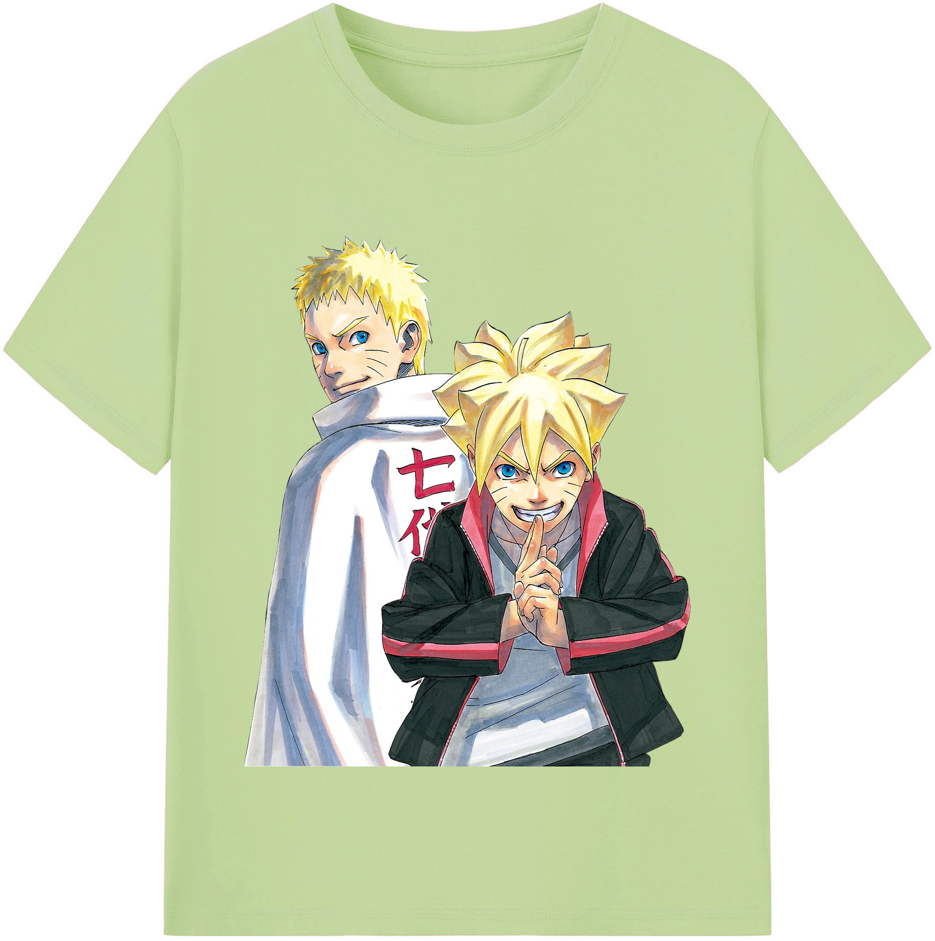 （画像用） NARUTO -ナルト- うずまき ボルト Uzumaki Boruto 綿100％半袖Tシャツ（フロントプリント）